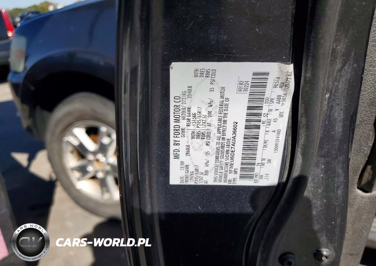 2010 Ford Explorer Xlt VIN:1FMEU6DE7AUA36602 - 13