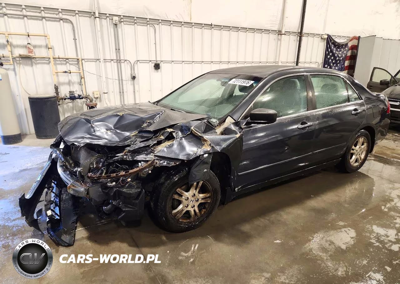 2007 Honda Accord Lx VIN:3HGCM56437G700353 - 1