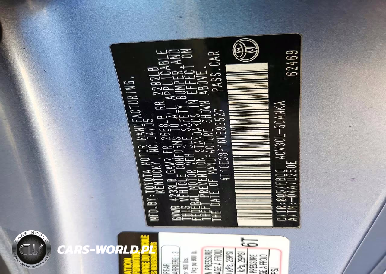 2006 Toyota Camry Solara Se VIN:4T1CE38P16U593527 - 12