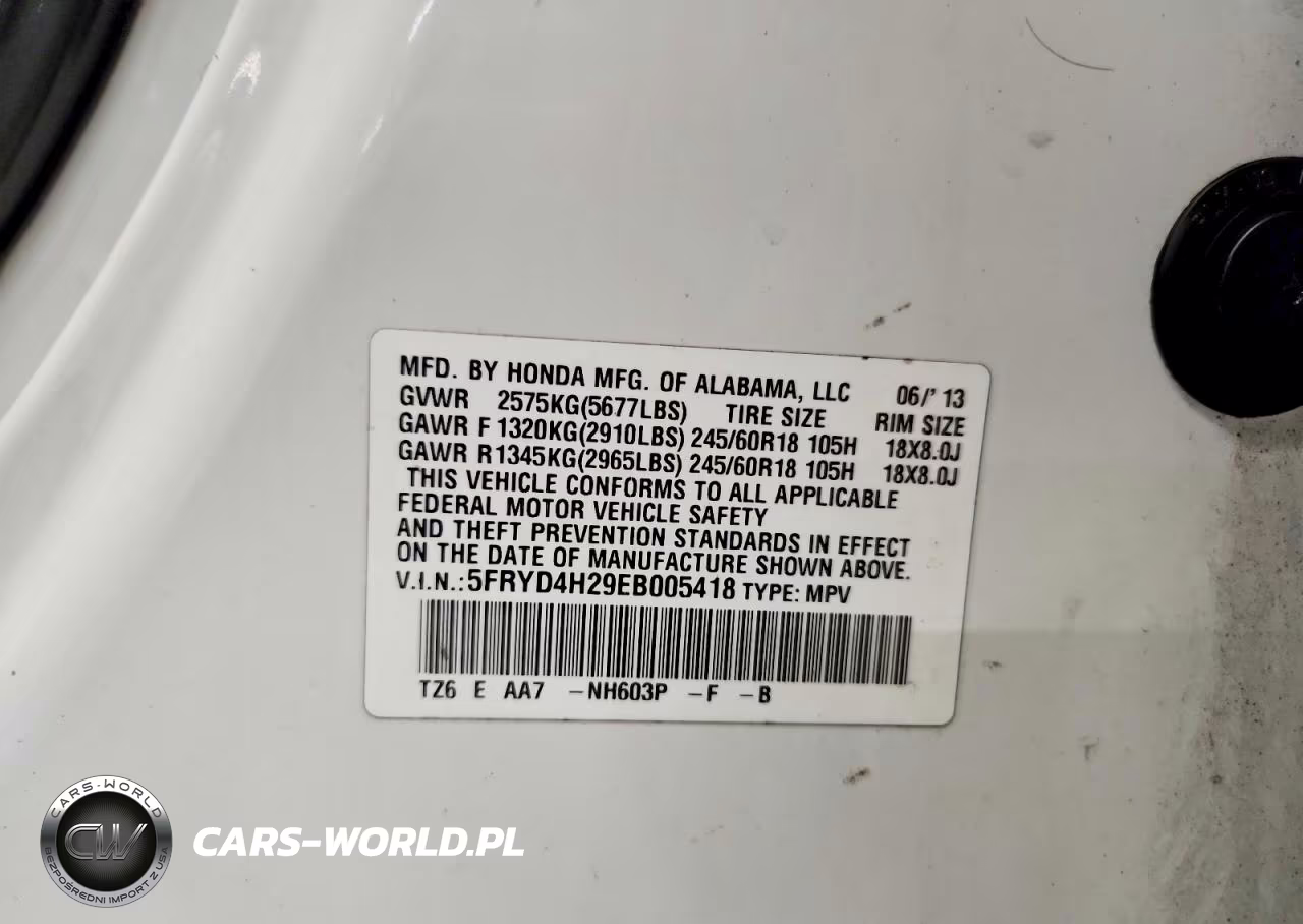2014 Acura Mdx VIN:5FRYD4H29EB005418 - 13