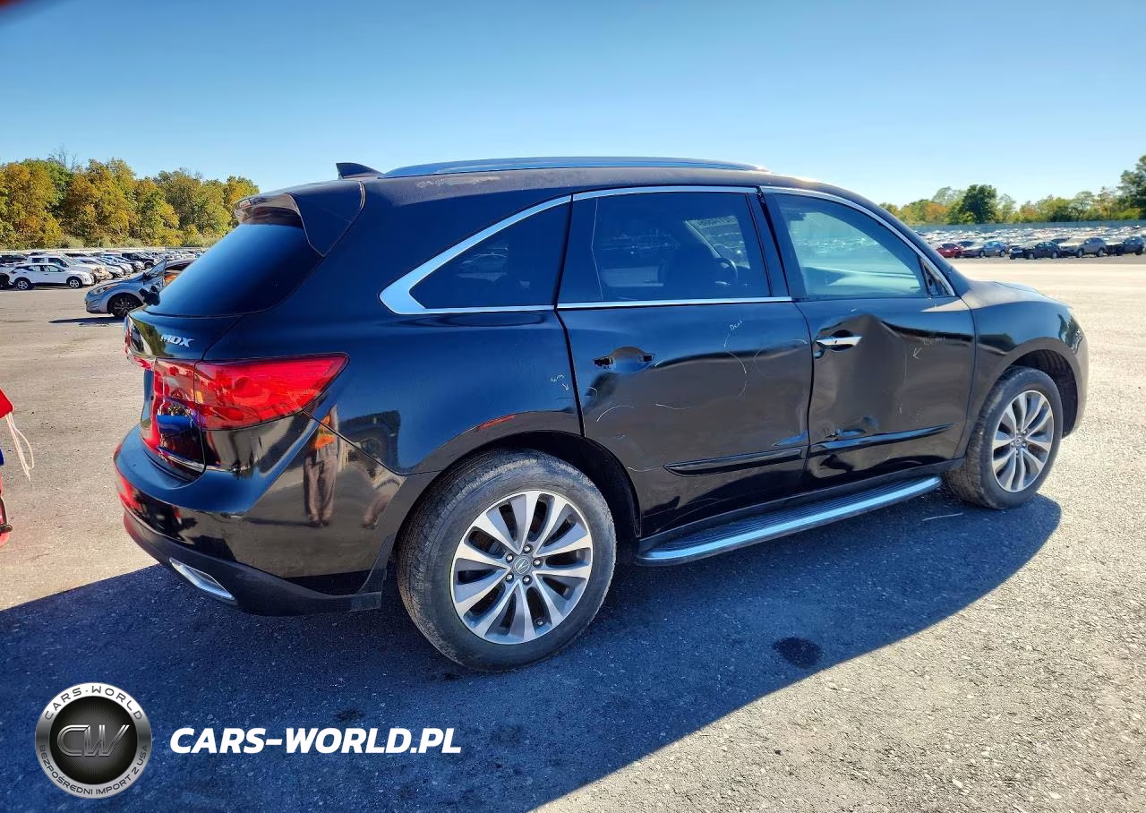 2016 Acura Mdx Technology VIN:5FRYD4H49GB042876 - 3