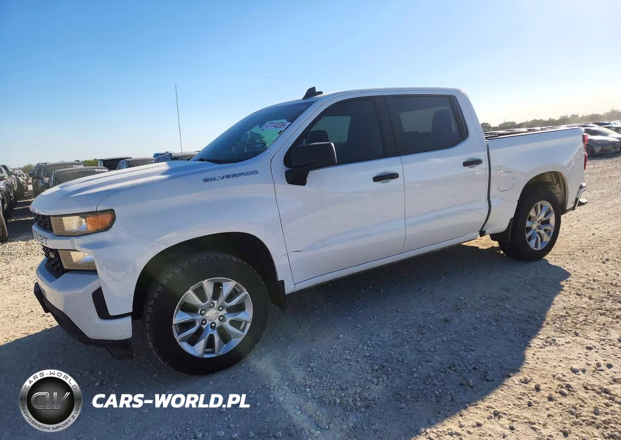 2022 Chevrolet Silverado Ltd C1500 Custom VIN:3GCPWBEK8NG107237 - 1