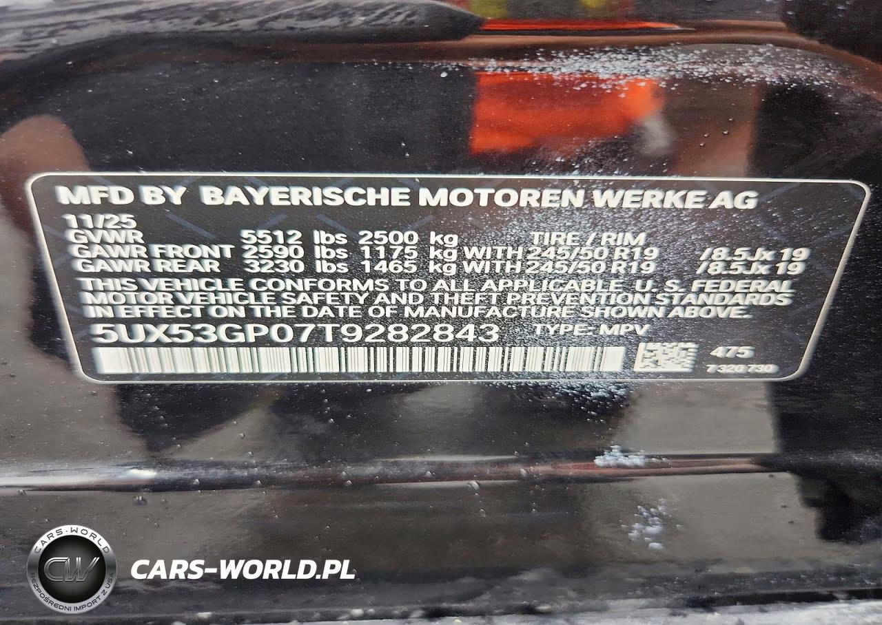 2026 BMW X3 30 xDrive VIN:5UX53GP07T9282843 - 13