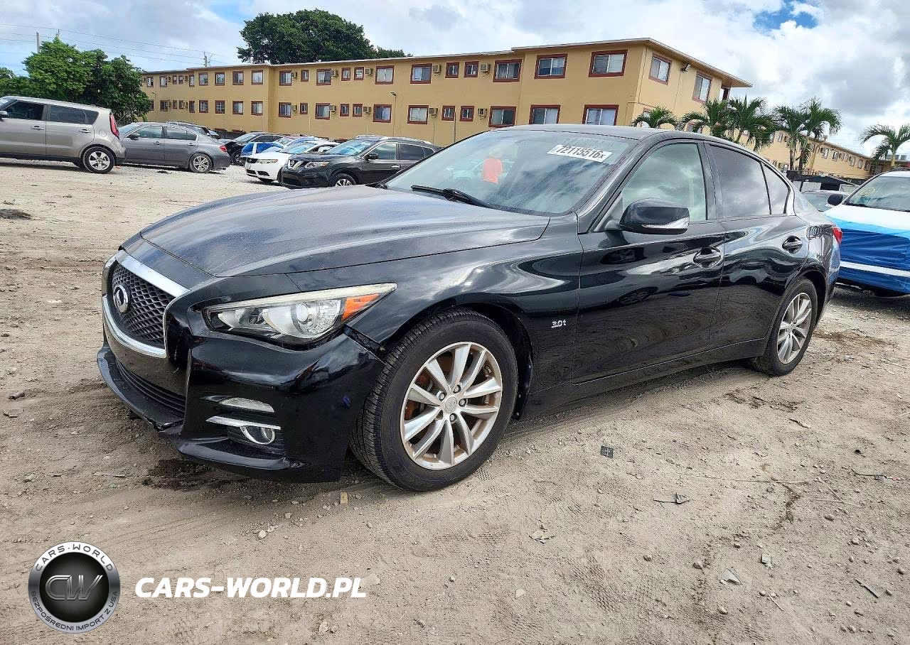 2017 Infiniti Q50 3.0T Premium VIN:JN1EV7AR8HMB35199 - 1