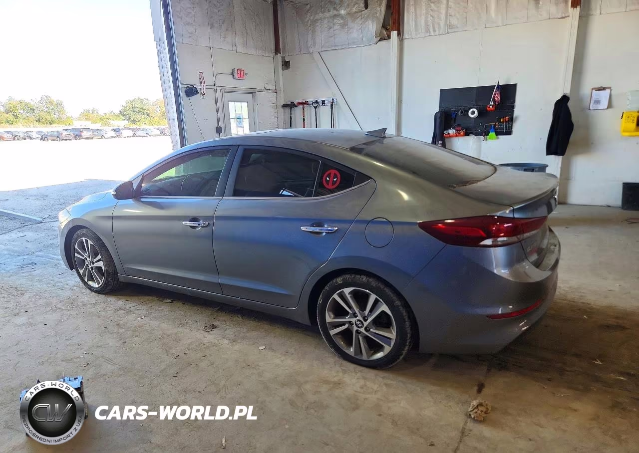 2017 Hyundai Elantra Limited VIN:KMHD84LF9HU210338 - 2