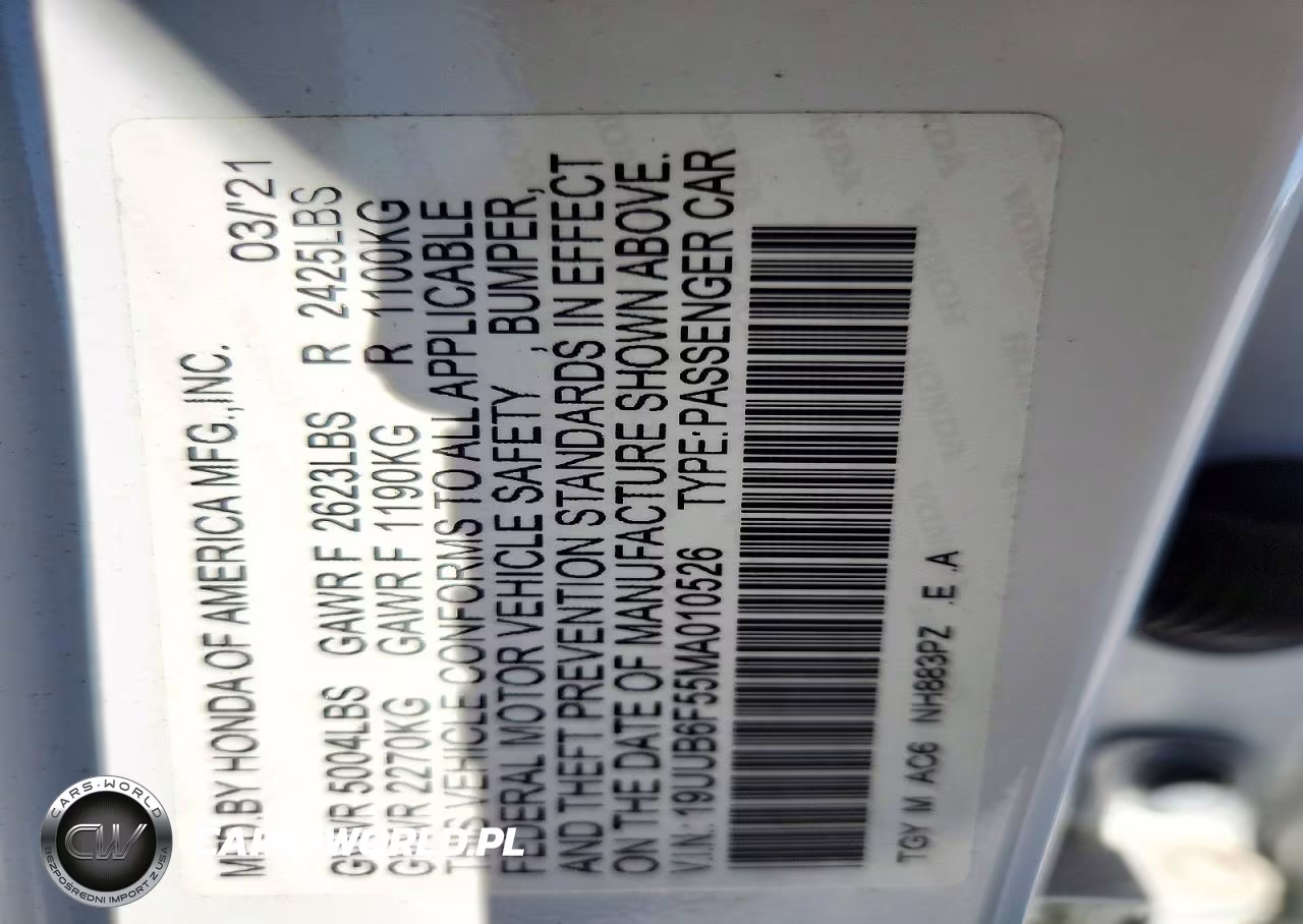 2021 Acura Tlx Tech A VIN:19UUB6F55MA010526 - 12