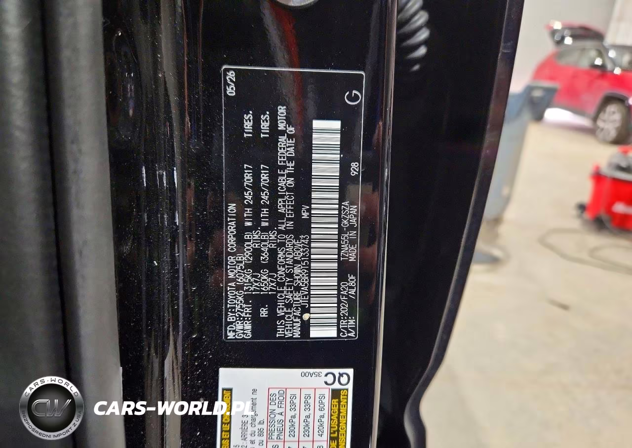 2026 Toyota 4Runner Sr5 VIN:JTEVA5BR9T5133743 - 14