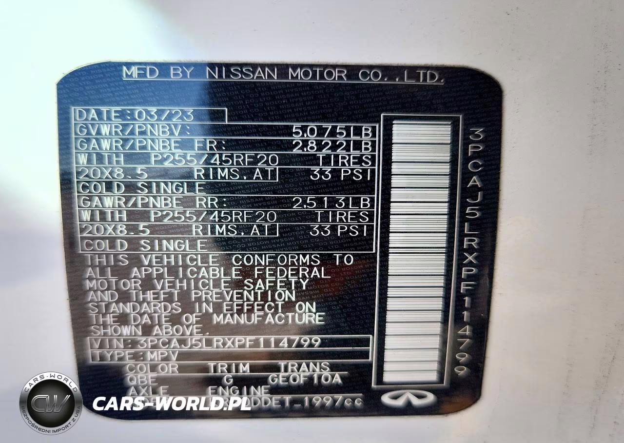 2023 Infiniti Qx55 Sensory VIN:3PCAJ5LRXPF114799 - 13