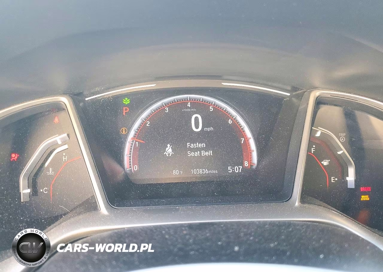 2019 Honda Civic Sport VIN:2HGFC2F81KH596973 - 9