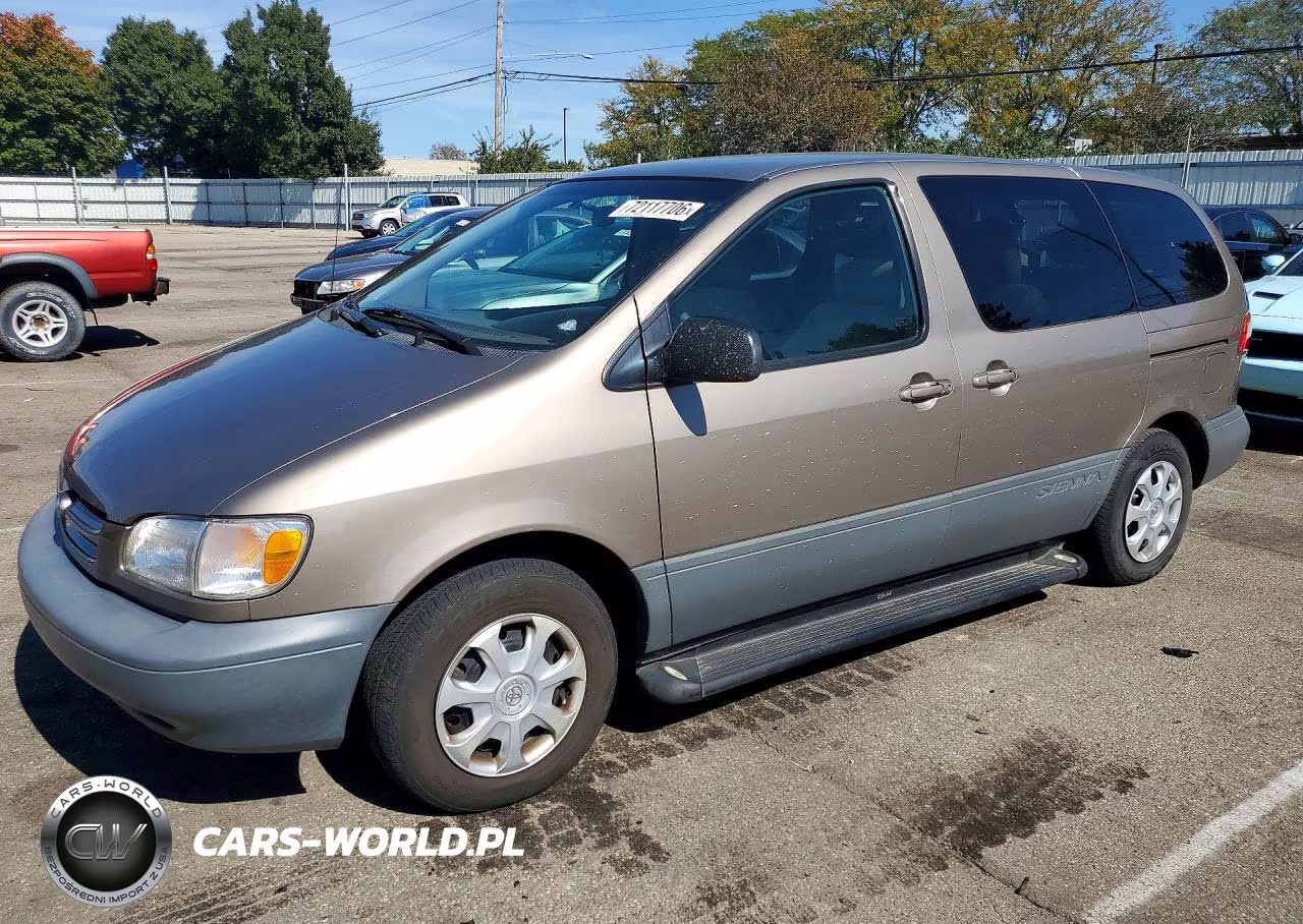 1999 Toyota Sienna Ce VIN:4T3ZF19C8XU137816 - 1