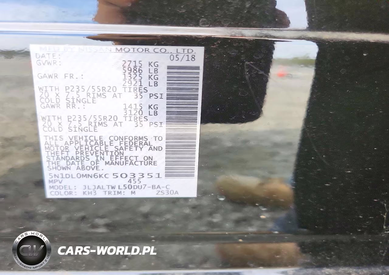 2019 Infiniti Qx60 Luxe VIN:5N1DL0MN6KC503351 - 14