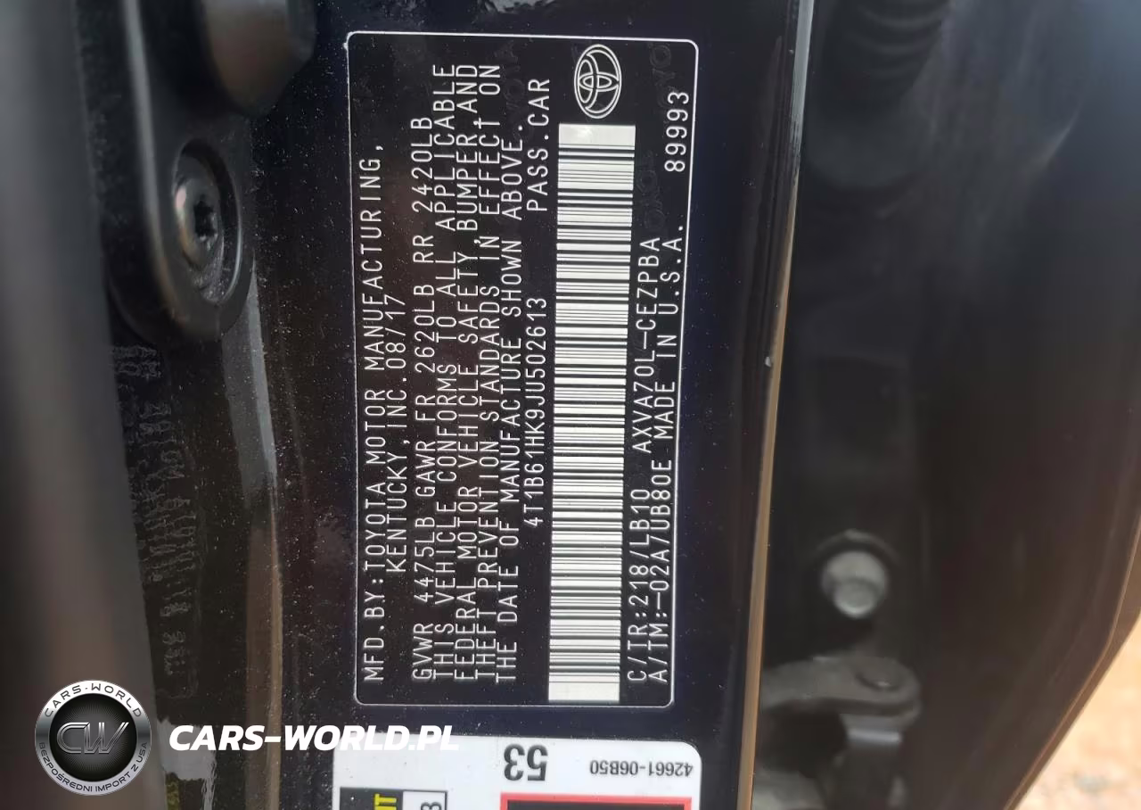 2018 Toyota Camry Xse VIN:4T1B61HK9JU502613 - 13