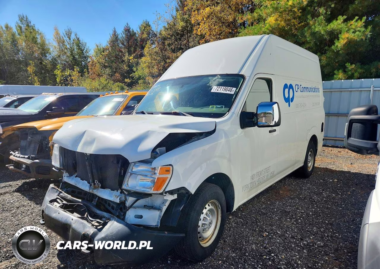 2019 Nissan Nv2500 High Roof Delivery Van VIN:1N6AF0LY4KN805426 - 1