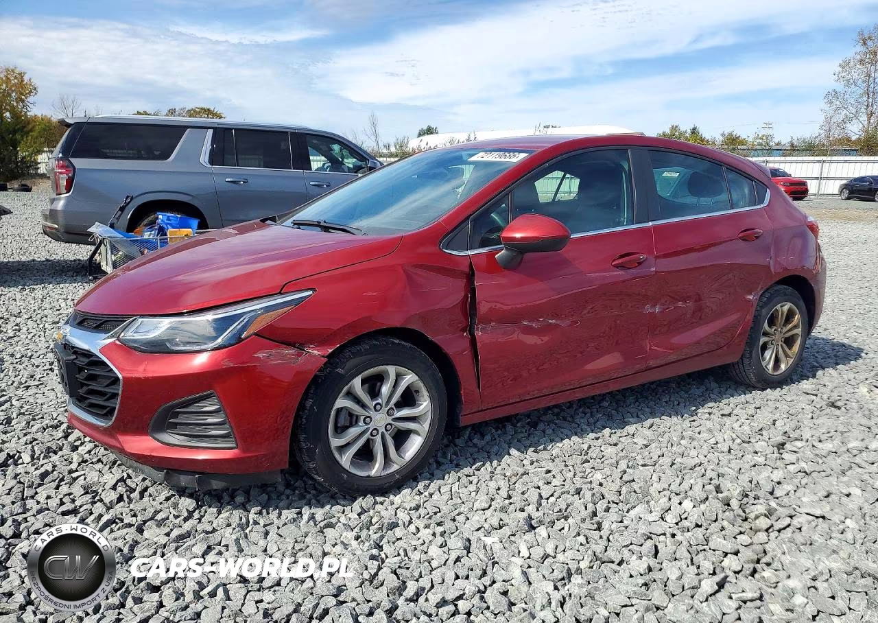 2019 Chevrolet Cruze Lt VIN:3G1BE6SM1KS555380 - 1