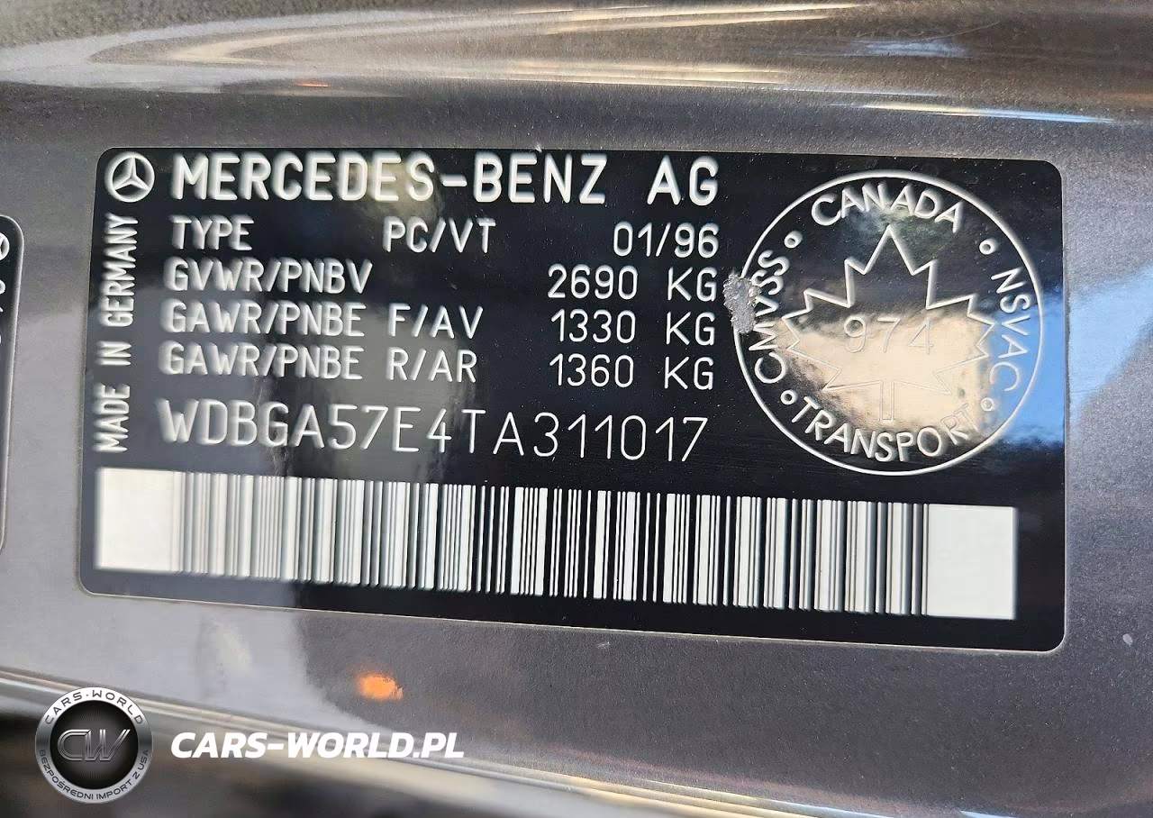 1996 Mercedes-Benz S 600 VIN:WDBGA57E4TA311017 - 12