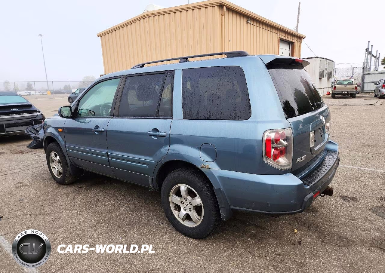 2007 Honda Pilot Exl VIN:2HKYF18597H525157 - 2