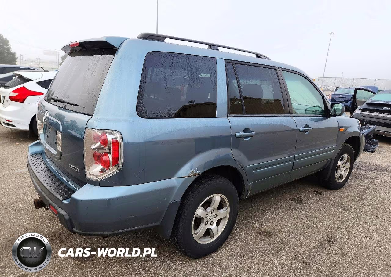 2007 Honda Pilot Exl VIN:2HKYF18597H525157 - 3