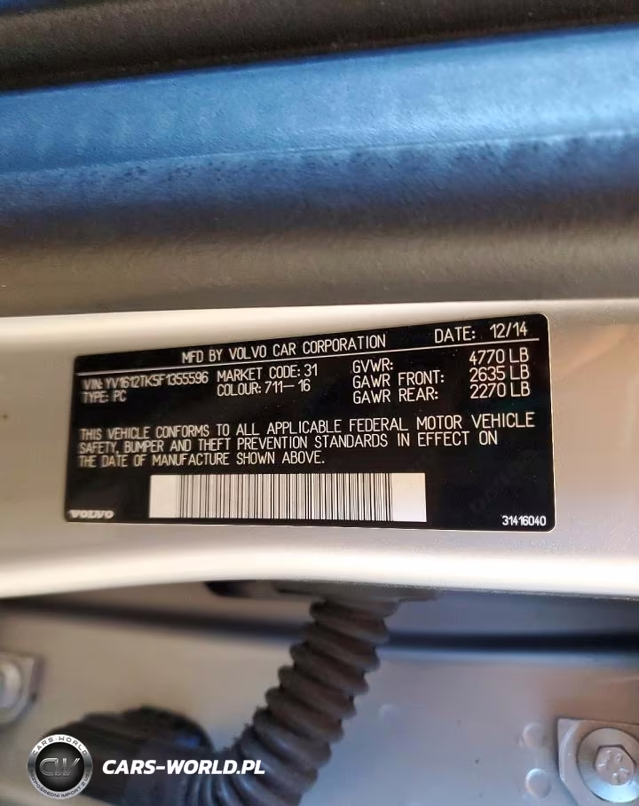 2015 Volvo S60 Premier VIN:YV1612TK5F1355596 - 12