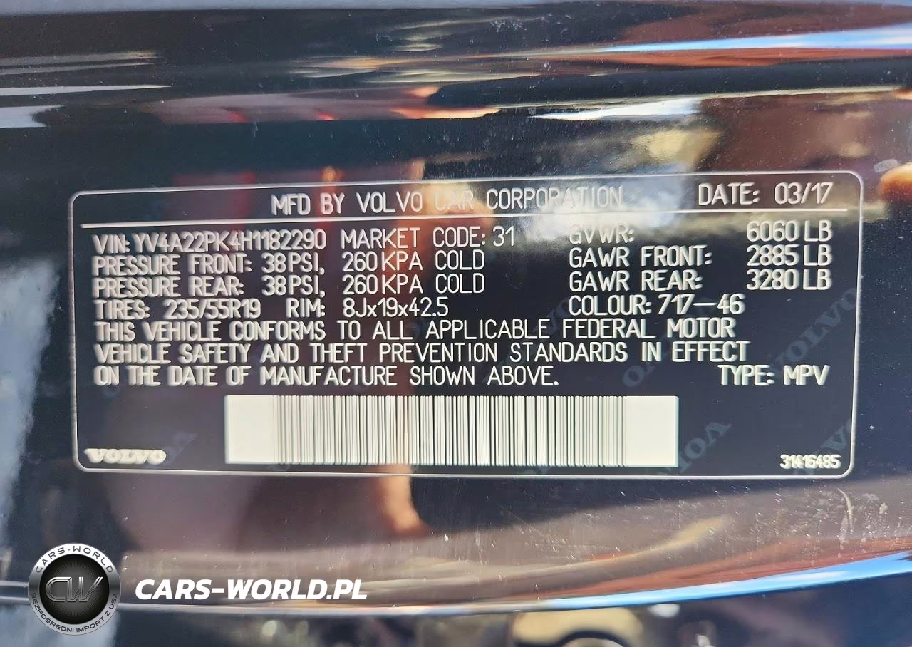 2017 Volvo Xc90 T6 VIN:YV4A22PK4H1182290 - 13