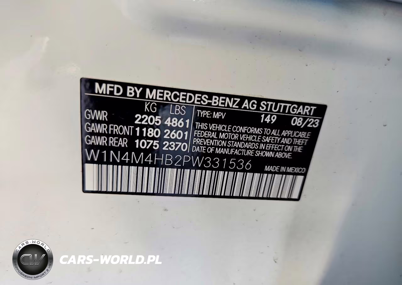 2023 Mercedes-Benz Glb 250 4Matic VIN:W1N4M4HB2PW331536 - 13