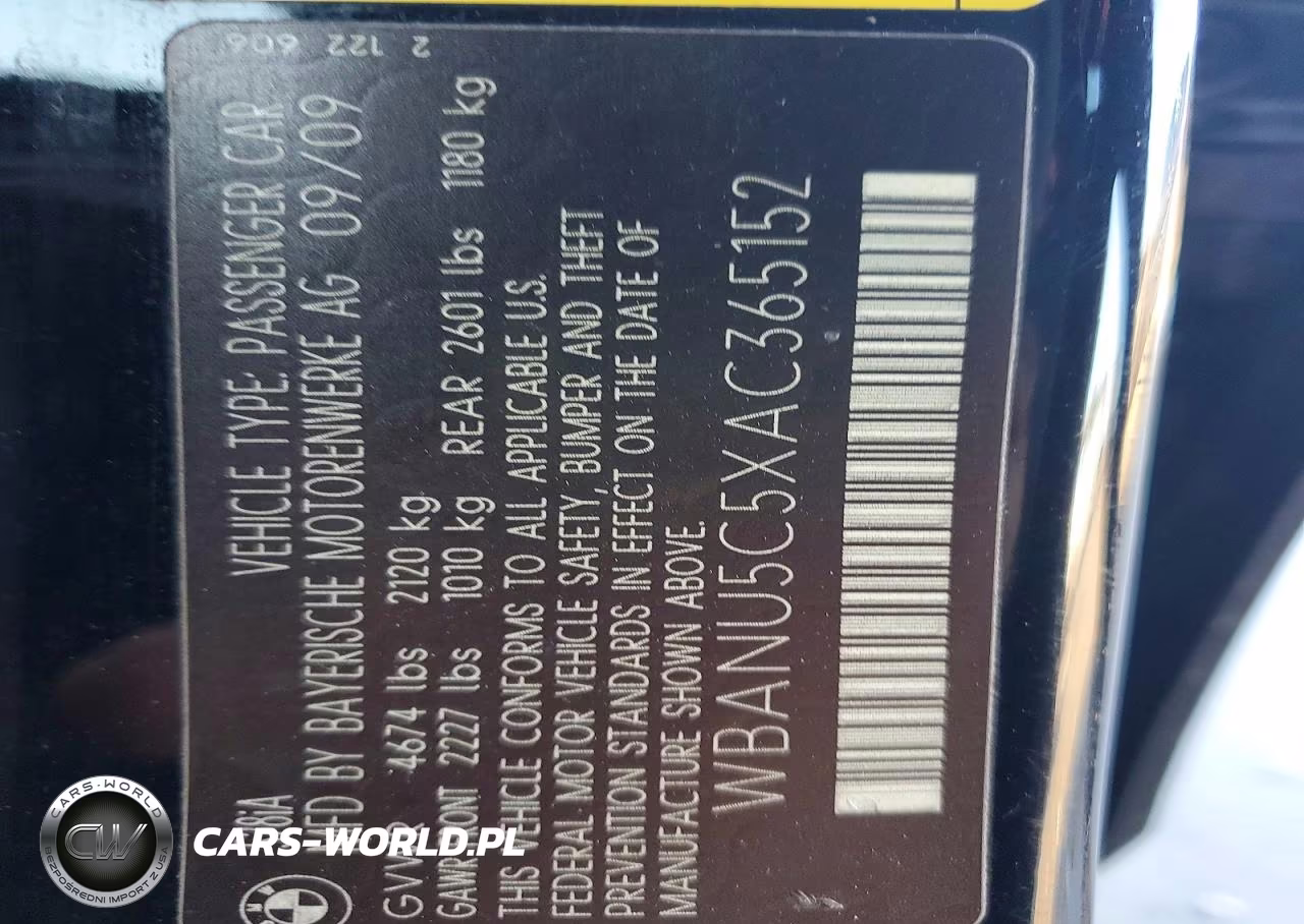 2010 BMW 528 I VIN:WBANU5C5XAC365152 - 12