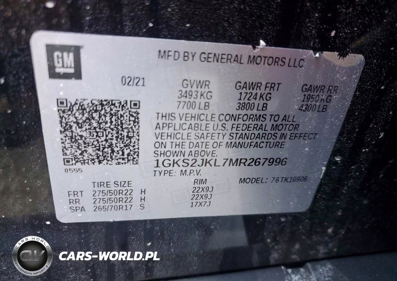 2021 GMC Yukon Xl Denali VIN:1GKS2JKL7MR267996 - 13