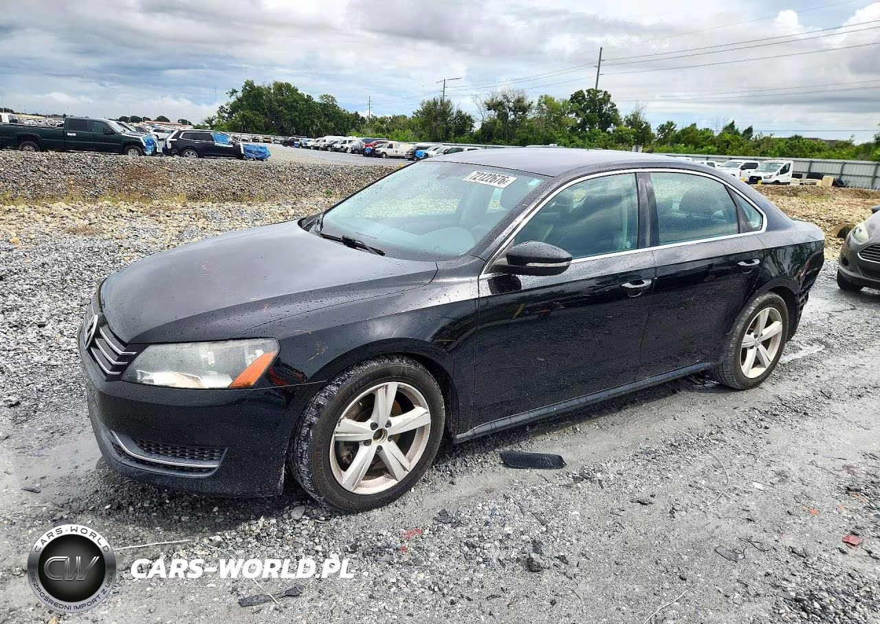 2012 Volkswagen Passat Se VIN:1VWBP7A39CC023315 - 1
