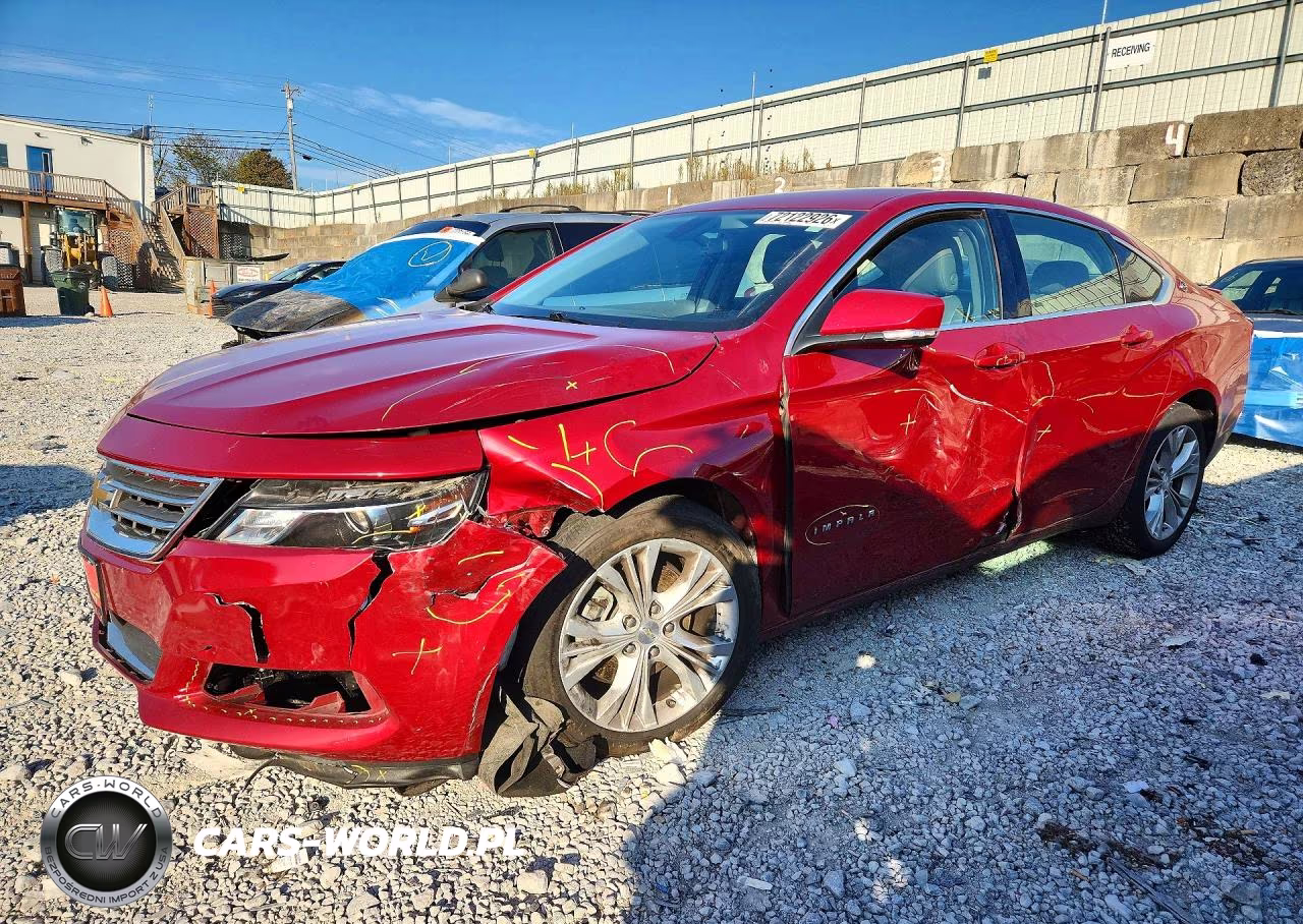 2015 Chevrolet Impala Lt VIN:2G1125S31F9216448 - 1