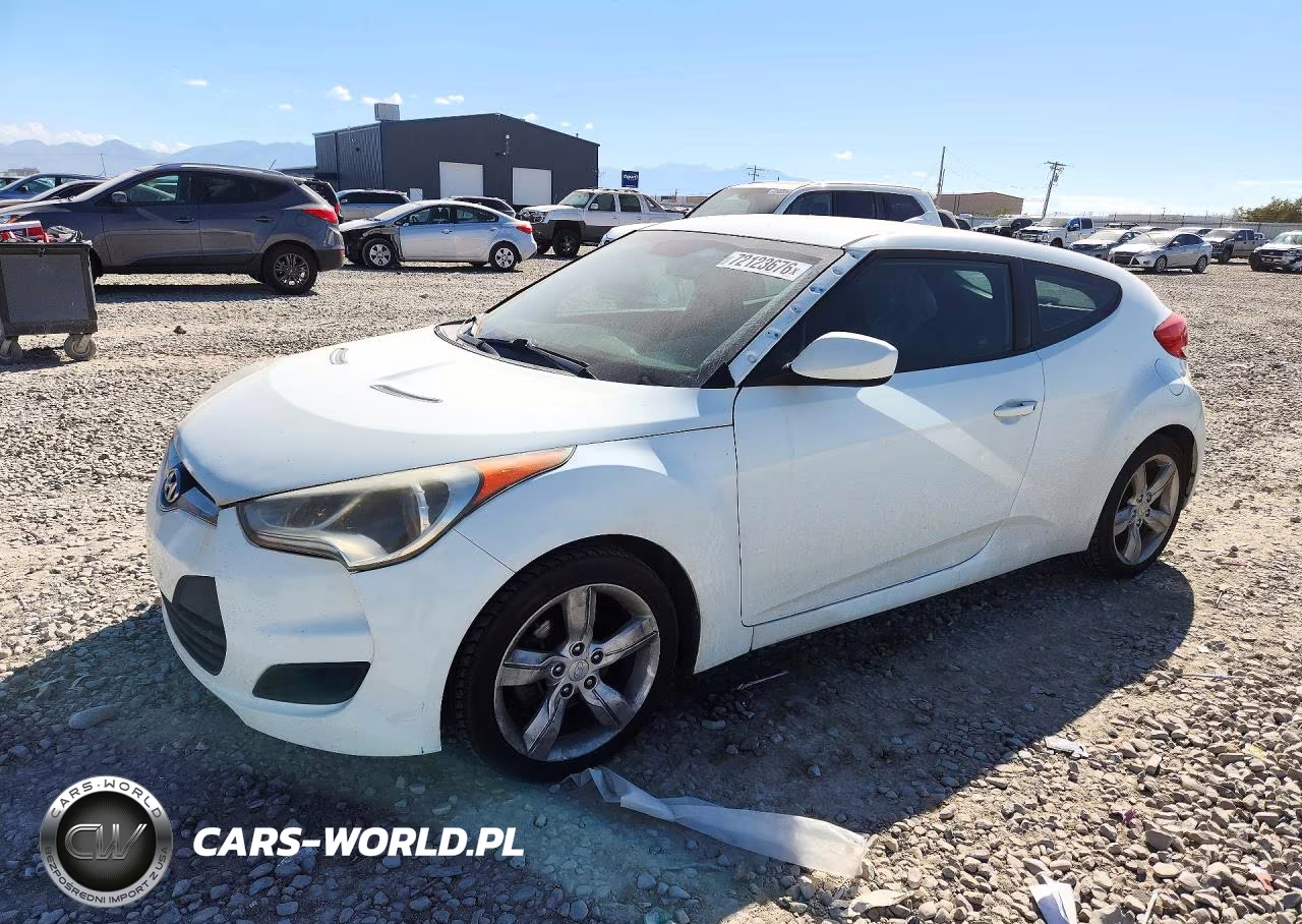 2013 Hyundai Veloster Base VIN:KMHTC6AD0DU084582 - 1