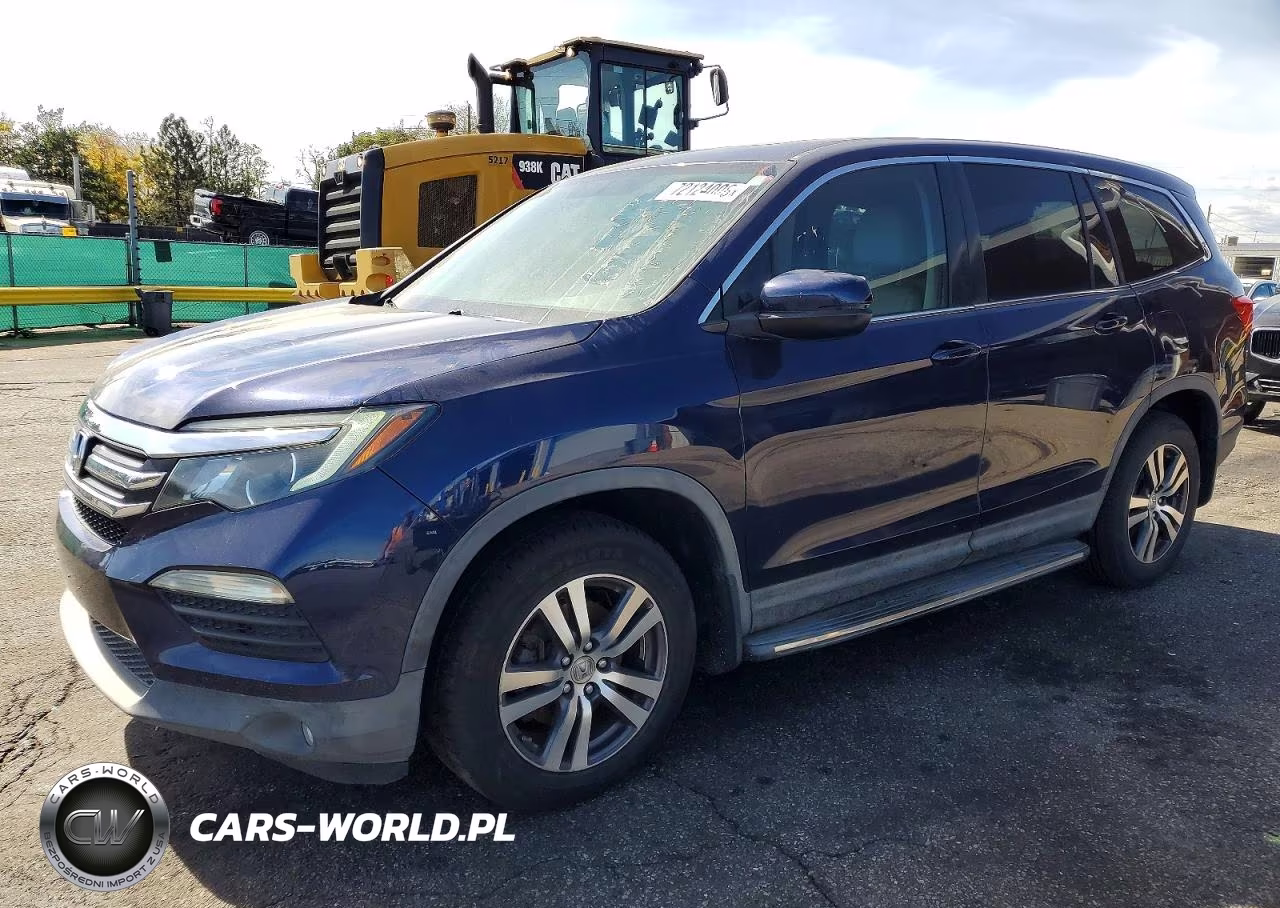 2016 Honda Pilot Exl VIN:5FNYF5H58GB012486 - 1