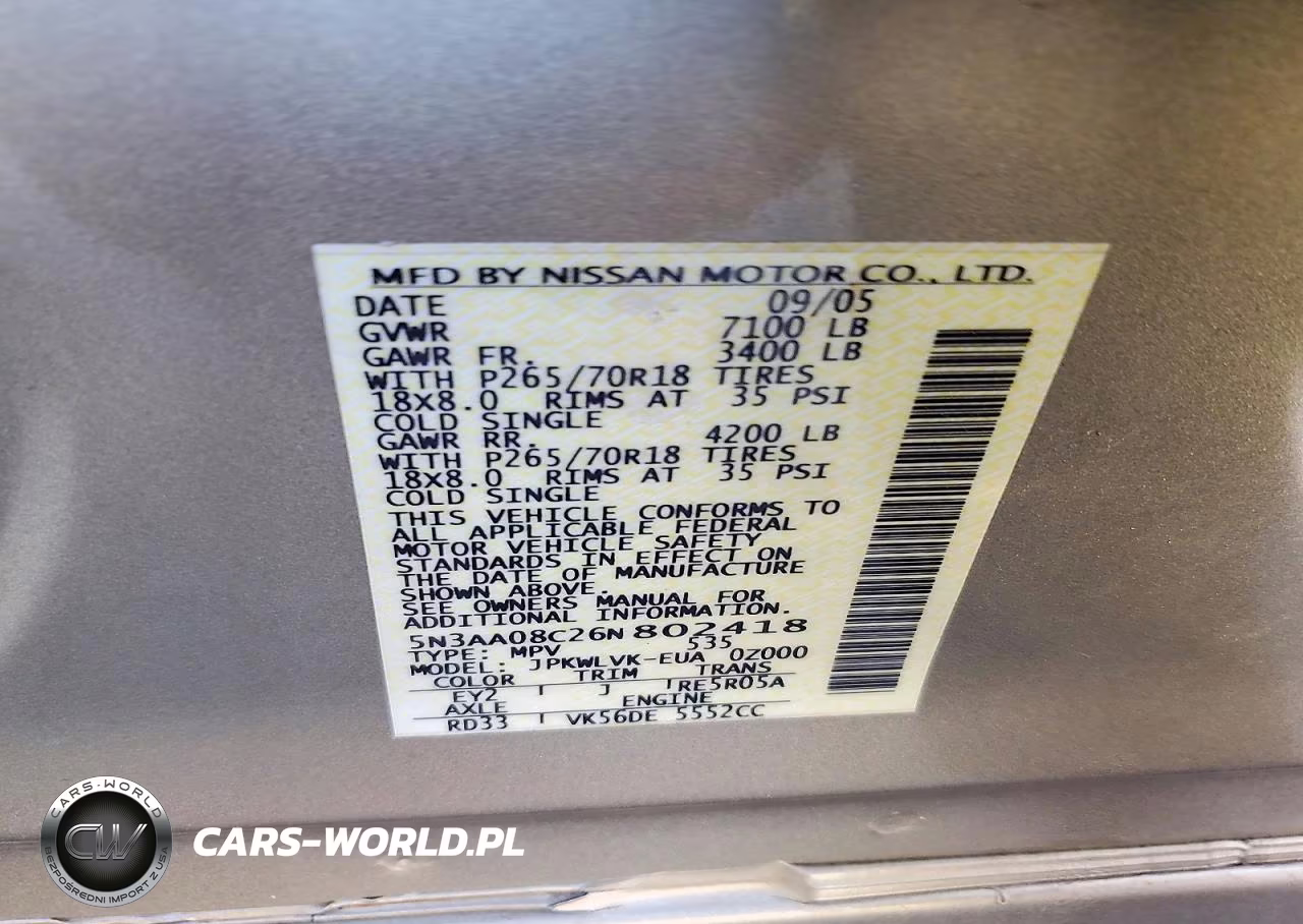 2006 Infiniti Qx56 Base VIN:5N3AA08C26N802418 - 13