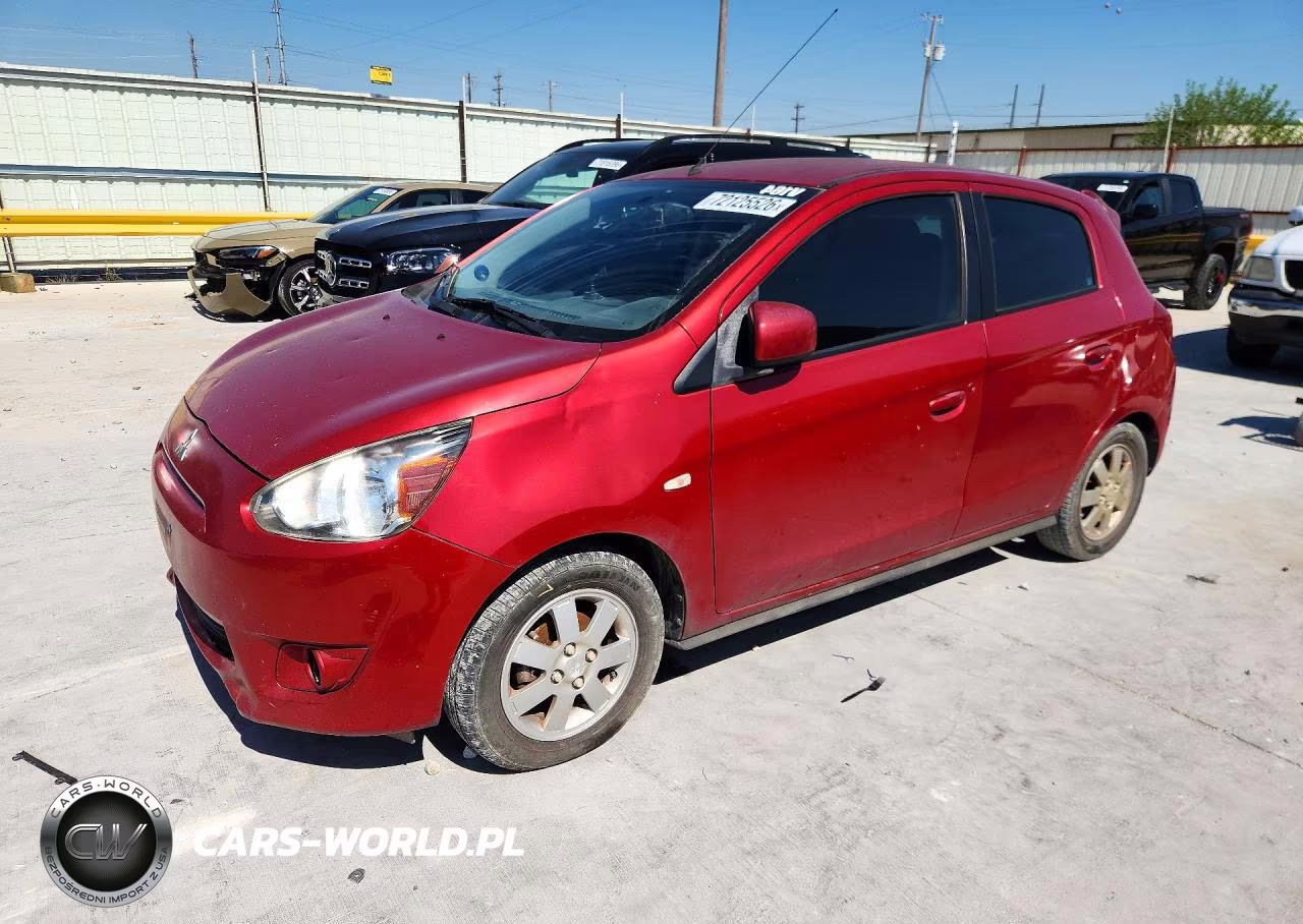 2014 Mitsubishi Mirage Es VIN:ML32A4HJ1EH008002 - 1