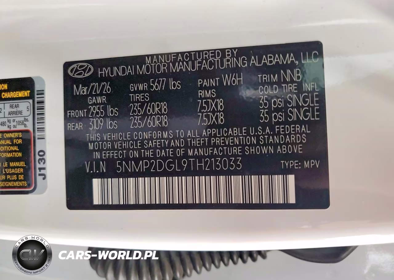 2026 Hyundai Santa Fe Sel VIN:5NMP2DGL9TH213033 - 13
