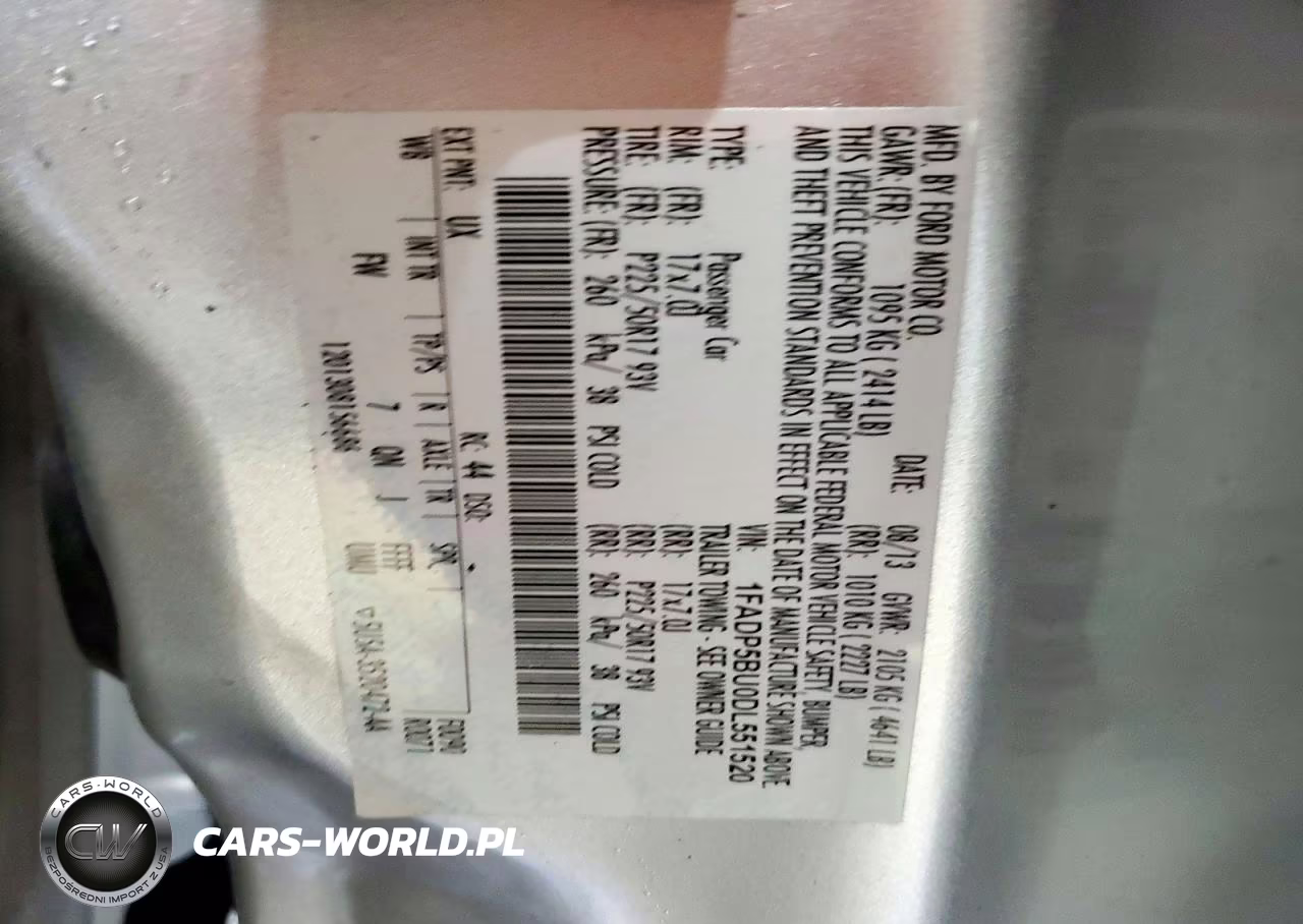 2013 Ford C-Max Sel VIN:1FADP5BU0DL551520 - 13