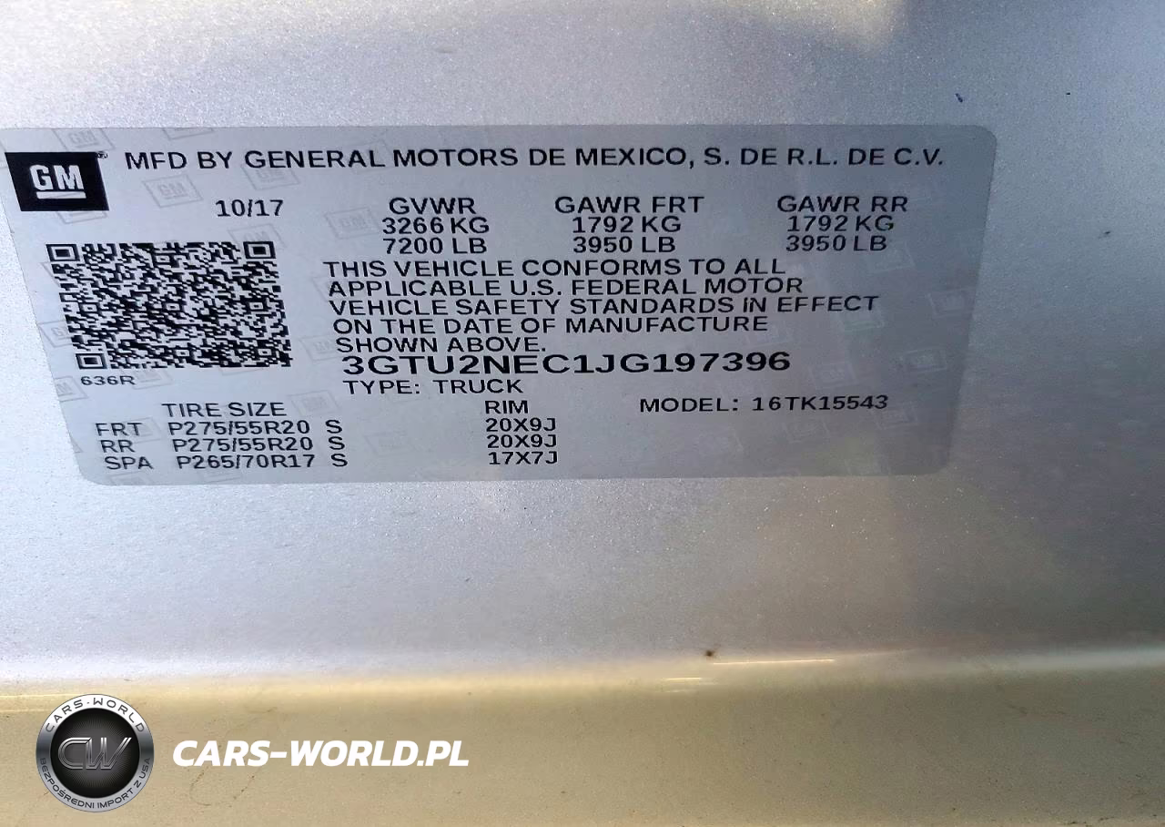 2018 GMC Sierra K1500 Slt VIN:3GTU2NEC1JG197396 - 12