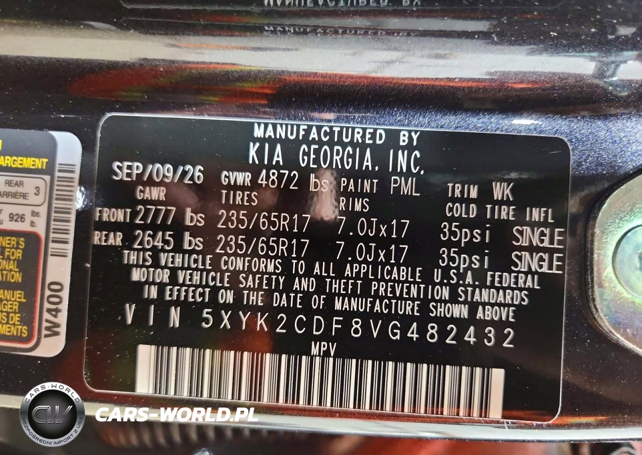2027 Kia Sportage Lx VIN:5XYK2CDF8VG482432 - 14