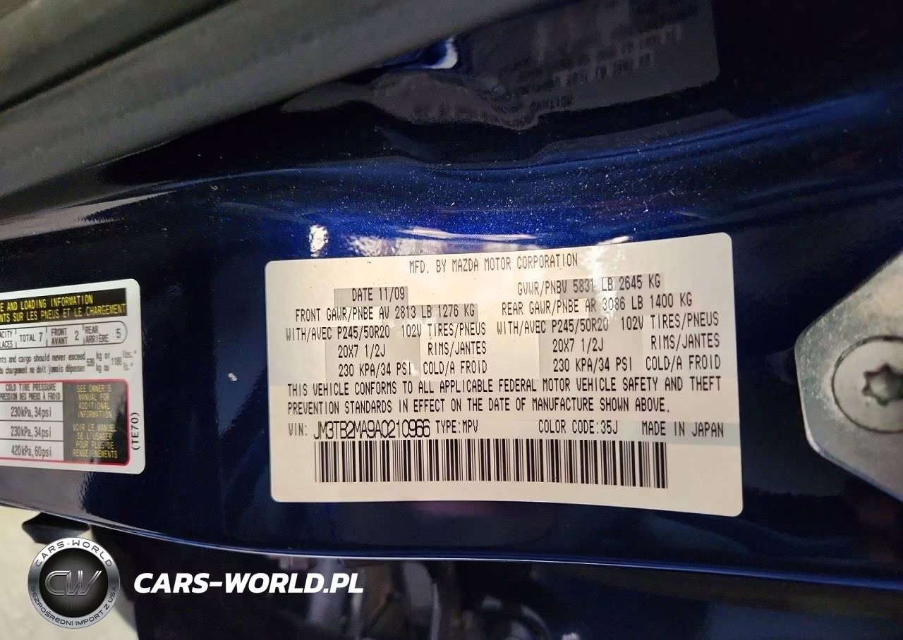 2010 Mazda Cx-9 VIN:JM3TB2MA9A0210966 - 13