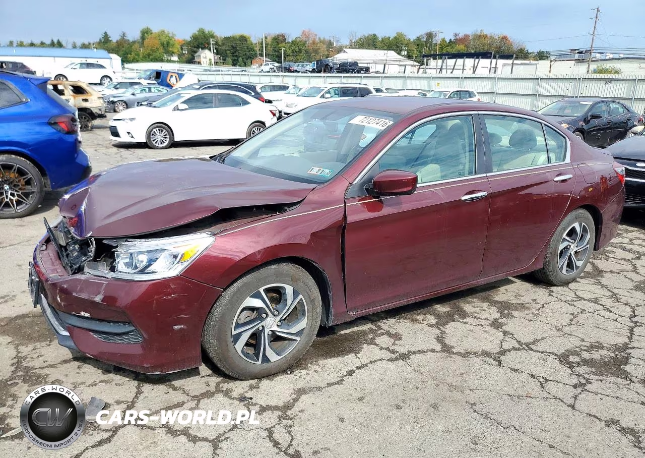2017 Honda Accord Lx VIN:1HGCR2F38HA154852 - 1