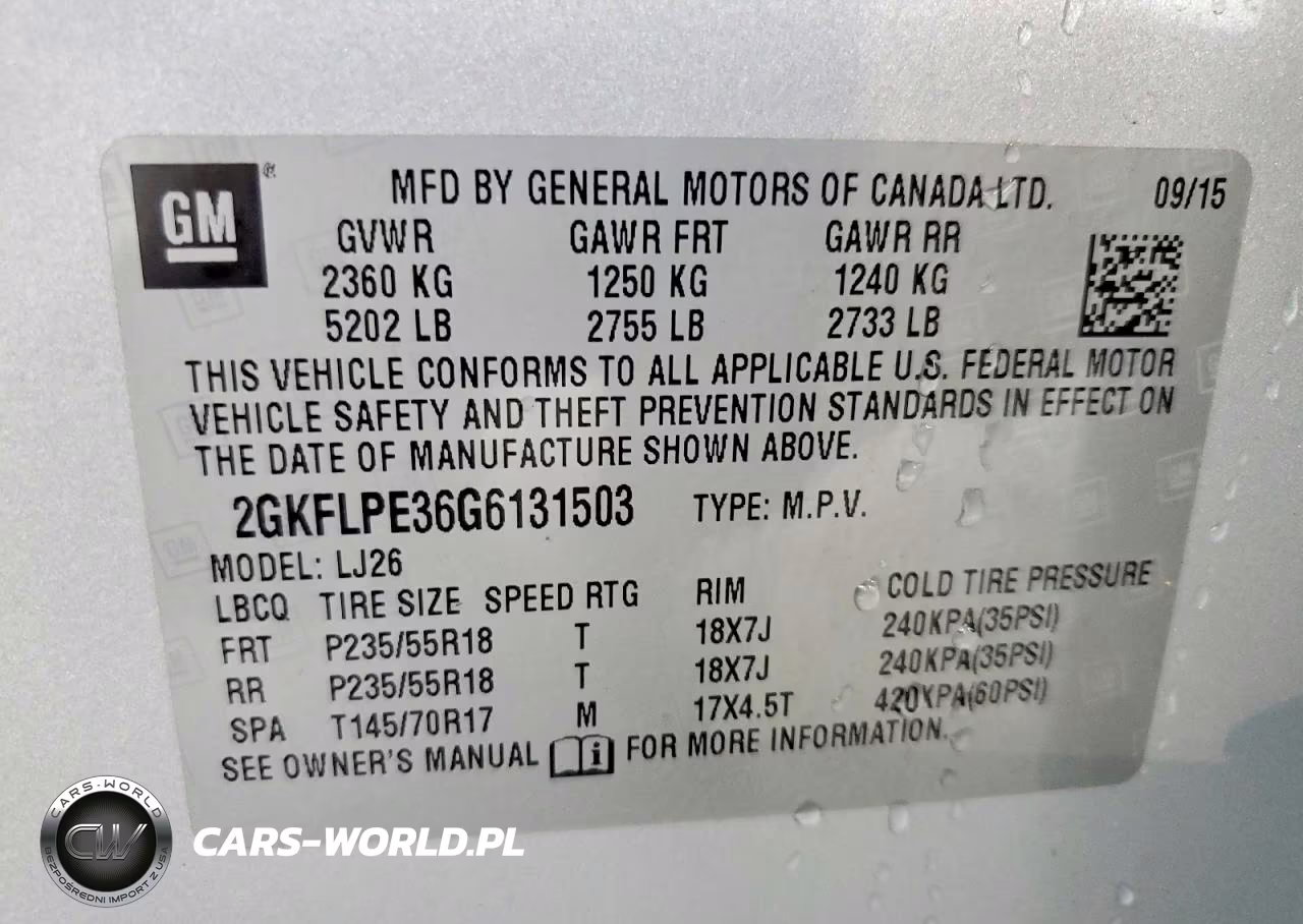 2016 GMC Terrain Slt VIN:2GKFLPE36G6131503 - 13