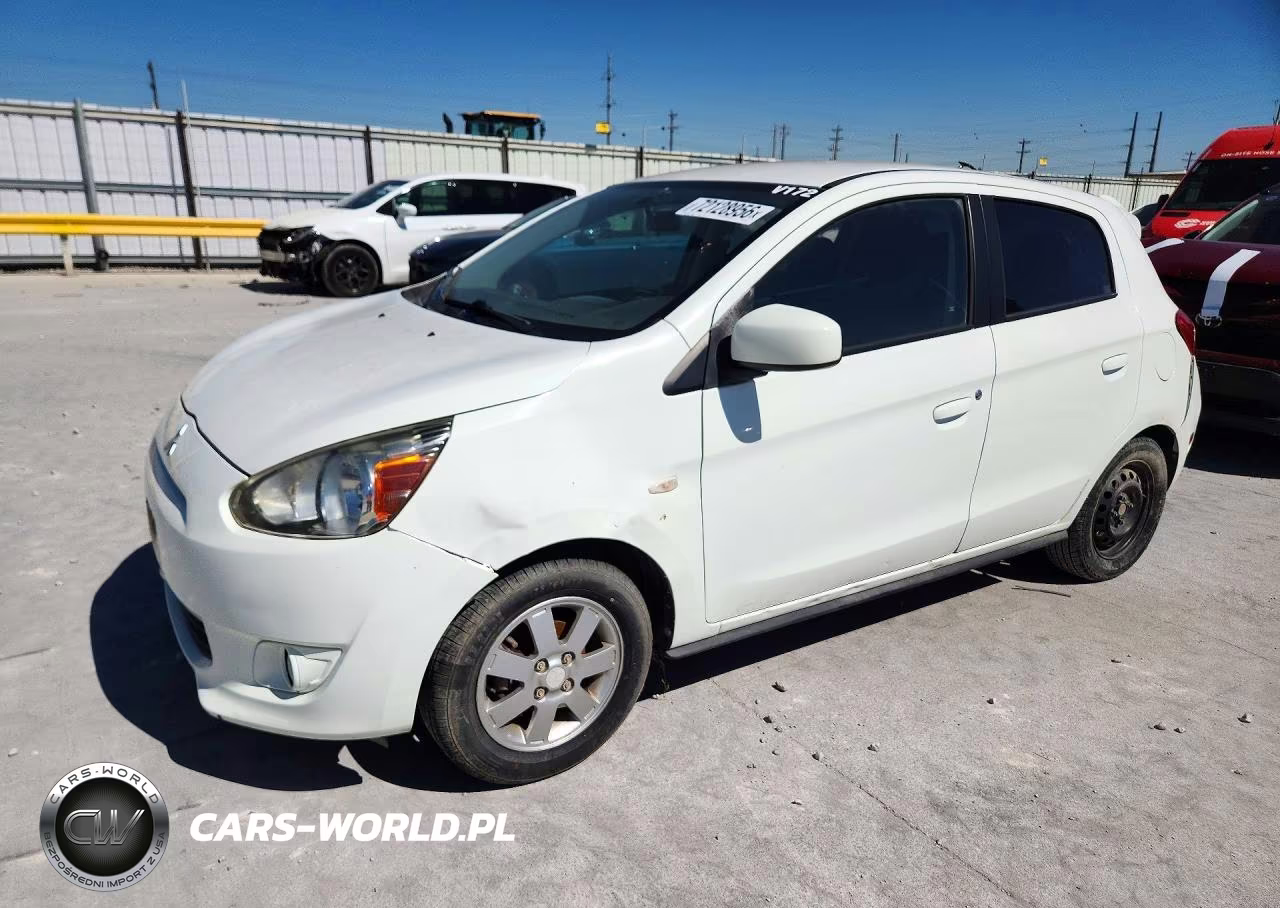 2015 Mitsubishi Mirage De VIN:ML32A3HJ9FH007790 - 1