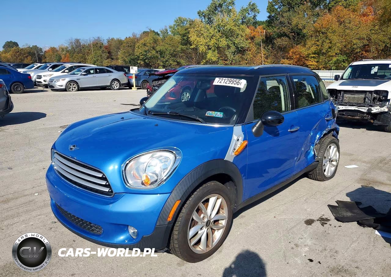 2014 Mini Cooper Countryman VIN:WMWZB3C53EWR38456 - 1