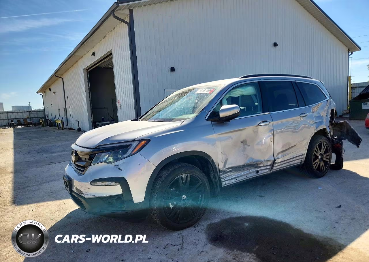 2022 Honda Pilot Se VIN:5FNYF6H26NB098406 - 1