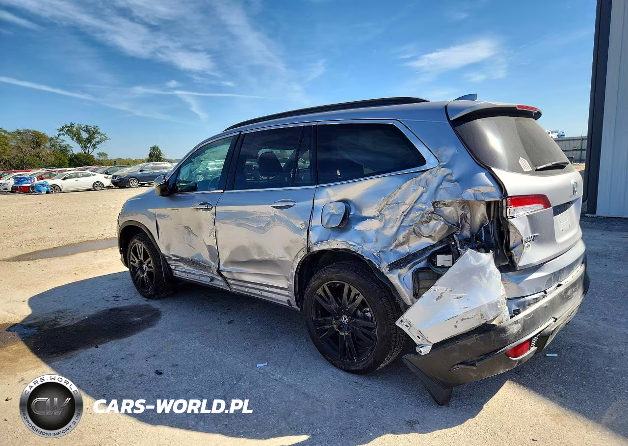 2022 Honda Pilot Se VIN:5FNYF6H26NB098406 - 2