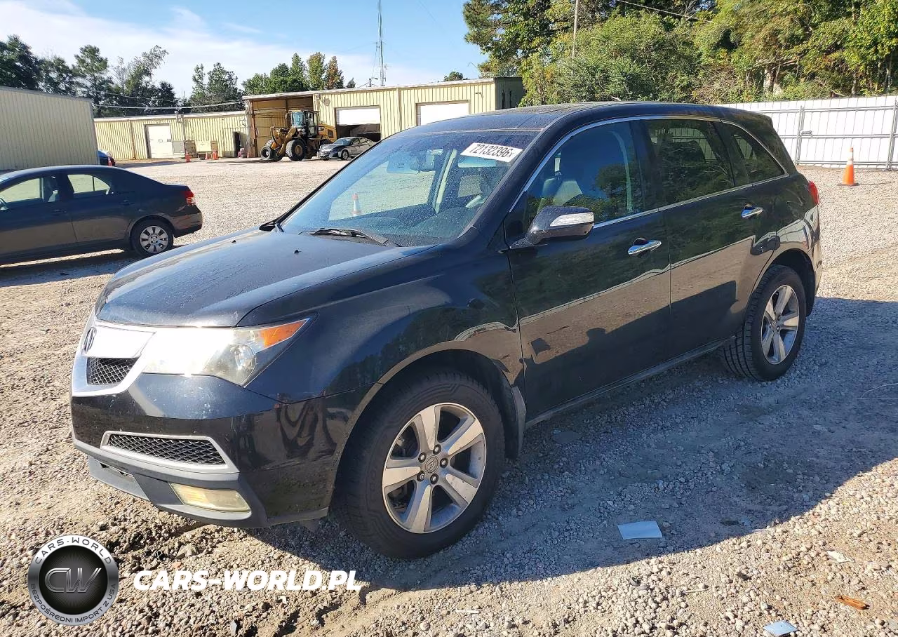 2011 Acura Mdx VIN:2HNYD2H27BH502263 - 1