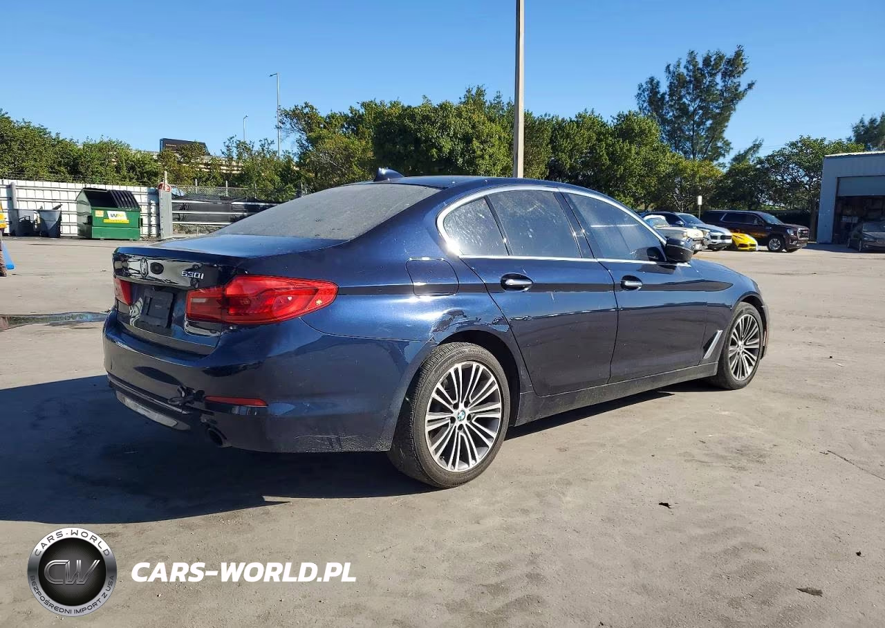 2018 BMW 530 I VIN:WBAJA5C51JWA38874 - 3