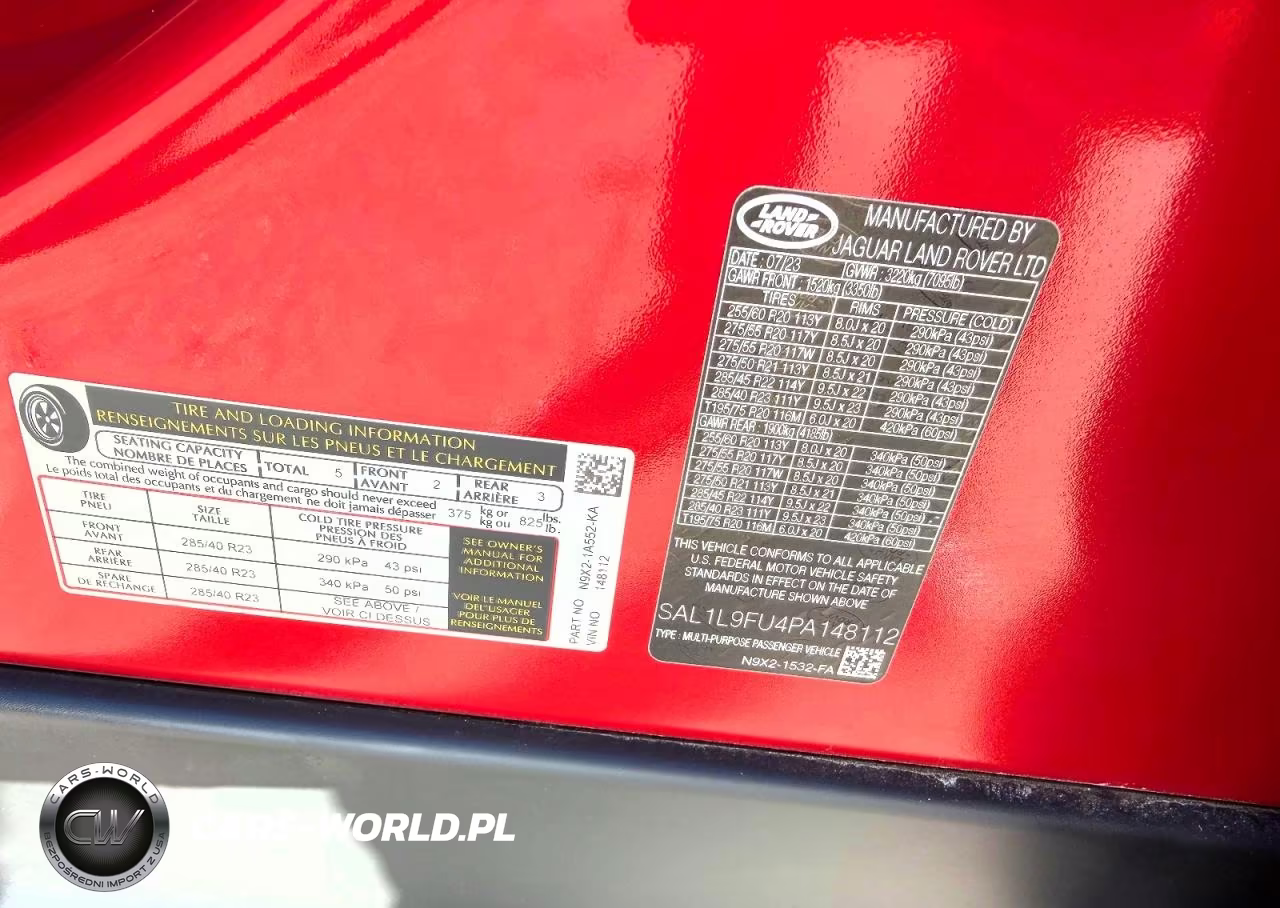 2023 Land Rover Range Rover Sport Dynamic Se VIN:SAL1L9FU4PA148112 - 10