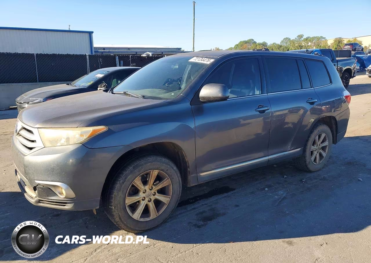 2012 Toyota Highlander Base VIN:5TDZK3EH3CS083281 - 1