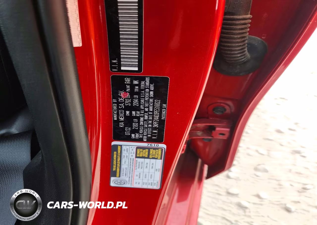 2023 Kia Forte Lxs VIN:3KPF24AD3PE516822 - 12