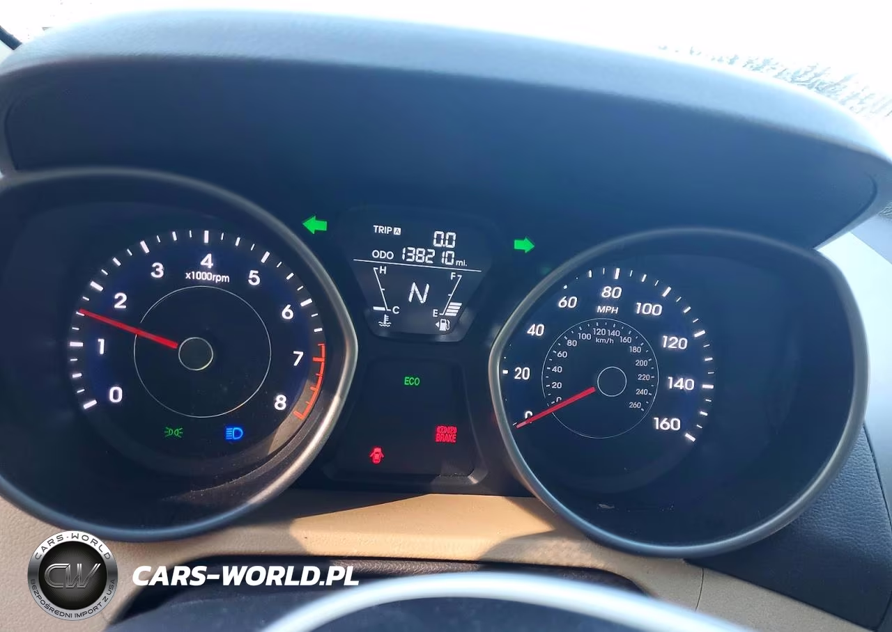 2013 Hyundai Elantra Gls VIN:5NPDH4AE2DH223127 - 9