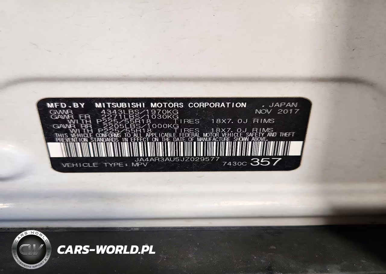 2018 Mitsubishi Outlander Sport Es VIN:JA4AR3AU5JZ029577 - 13